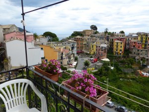 The view looking left.