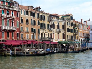 Our hotel, Hotel Marconi, foot of the Rialto Bridge