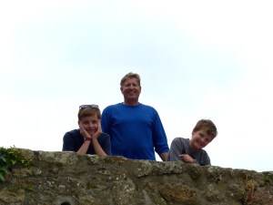 Looking out from the fort walls.