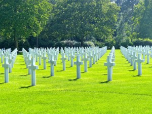 A portion of the American Cemetery, Normandy