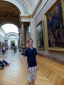 I couldn't stop giggling in front of every Titian picture in the Louvre. 